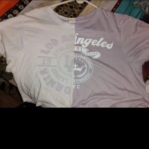 Stylish Purple Graphic Crop Top